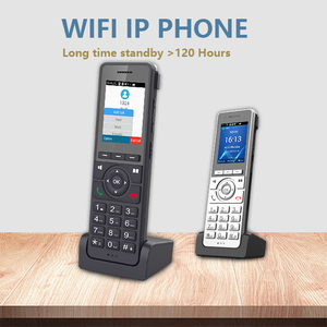 Khách sạn/Kinh doanh Máy tính để bàn wifi không dây 4 gam SIP điện thoại VoIP cố định không dây điện thoại 2.4 "320x240 hiển thị 3 SIP dòng Dual Sim HD - Product Image 3