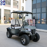 Voiture de golf de luxe CAMP, voiturette de golf à essence, 2 places, mini club car avec batterie au lithium