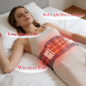Ceinture de massage lombaire chauffante et vibrante à 3 niveaux pour le dos, le ventre et la taille – Soulagement de la douleur et <span class=keywords><strong>fitness</strong></span> - Product Image 5