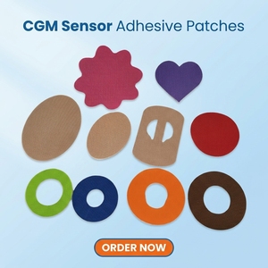 Parches Adhesivos Personalizados para Sensores CGM, Fabricantes de Parches CGM de Marca Privada para la <span class=keywords><strong>Diabetes</strong></span> - Product Image 1