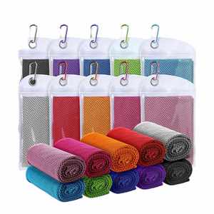 Serviette rafraîchissante en microfibre personnalisée avec logo, effet refroidissement instantané, pour la gym, le golf, le yoga, avec emballage personnalisé et technique de tissage - Product Image 1