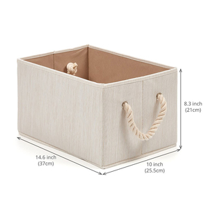 En <span class=keywords><strong>gros</strong></span> Personnalisé À La Main Pliable De Bébé En Tissu de <span class=keywords><strong>Feutre</strong></span> de Stockage Panier Avec Poignée - Product Image 2