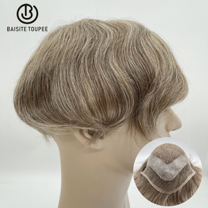 Rambut Palsu Pria Pirang Asli India untuk Pria dengan Lace Frontal - Product Image 3