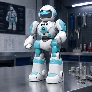 <span class=keywords><strong>Robot</strong></span> <span class=keywords><strong>Giocattolo</strong></span> Intelligente AI con Controllo Vocale e Gestuale, Registrazione e Danza, per Bambini - Product Image 1