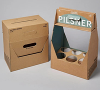 Boîte en papier personnalisable pour plats à emporter, boîte à poulet frit avec sauce, boîte à frites, boîte d'emballage pour cheesecake basque