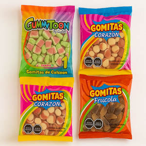 Fabrika doğrudan tedarik toplu ekşi sakızlı şeker çanta ambalaj özel etiket hizmeti markalar için kullanılabilir - Product Image 4