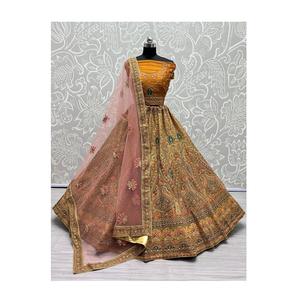 ชุดกระโปรงเจ้าสาวผ้าบางลายปักแบบหนาชุดปาร์ตี้สำหรับงานแต่งงาน - Product Image 1