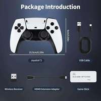 Vente flash M15 Game Stick 4K Console de jeu portable en gros Mini console de jeu USB Contrôleur sans fil 4K Game Stick