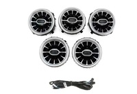 UNTUK Mercedes-Benz W205, Lampu Ambient Tweeter LED Berputar Turbo Vent Mobil