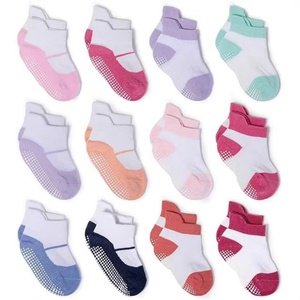 Chaussettes universelles en coton pour bébé, douces, fines, respirantes, chaudes, simples, pour nouveau-nés, à porter à l'intérieur et à l'extérieur - Product Image 3