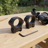 Anneaux de montage en acier pour lunette de visée, tube de 1 pouce / 30 mm, supports en acier pour rail Weaver de 20 mm