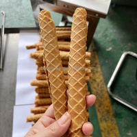 Máquina Manual para Hacer Dulces, Panqueques, Pizzelle, Stroopwafel, Obleas, Barquillos, Waffle Bowl, Conos de Huevo, Conos de Helado