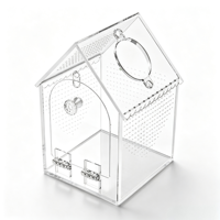 Vente en gros : Boîte d'hébergement pour petits animaux en acrylique à structure stable, avec trous de ventilation complets, montage facile, épaisseur 5 mm, pour exposition
