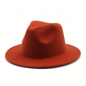 Entrega Rápida, Sombreros Fedora de Fieltro Occidentales de Ala Ancha de 7.5 cm, Color Sólido, Unisex, para Hombre y Mujer, Venta al por Mayor - Product Image 3