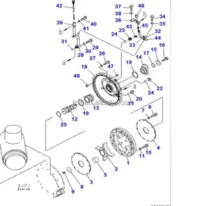 Inşaat makineleri sıcak satış D31A-20 yüzük, SNAP 113-15-22930 buldozer parçaları