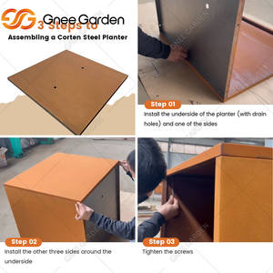 Maceta Cuadrada de Plástico Estilo Americano para Paisajes Urbanos, Ideal para Jardines de Casa y Ciudad - Product Image 5