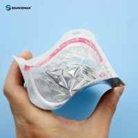 Sachet Mylar Personnalisé Brillant avec Fermeture Éclair et Trou de Suspension pour Aliments pour Animaux, Idéal pour Présentoirs de Détail