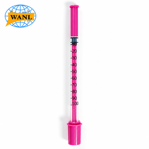 <span class=keywords><strong>Jeringa</strong></span> de <span class=keywords><strong>Insulina</strong></span> Rosa <span class=keywords><strong>U100</strong></span> de 1 ml, 30G 31G 8 mm, <span class=keywords><strong>Jeringa</strong></span> Desechable para el Cuidado de la Diabetes y Uso de <span class=keywords><strong>Insulina</strong></span> en Mascotas - Product Image 5