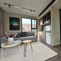 Maison Capsule Préfabriquée de Luxe Moderne, Conception Étanche/Isolée, Couleurs Personnalisables, pour Habitation, Salon ou Atelier