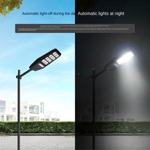 Precio bajo IP68 Impermeable 100W 300W LED Farola Panel solar negro para jardín AC Fabricado Lámpara LED para exteriores Fabricantes - Product Image 4