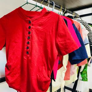 Shien <span class=keywords><strong>เสื้อ</strong></span><span class=keywords><strong>ยืด</strong></span>ครอปผู้หญิงสุดฮอตผ้าคอตตอนเนื้อ100% ไร้ตะเข็บผ้าถักนิตติ้งรัดรูปเซ็กซี่เป็นมิตรกับสิ่งแวดล้อม - Product Image 4