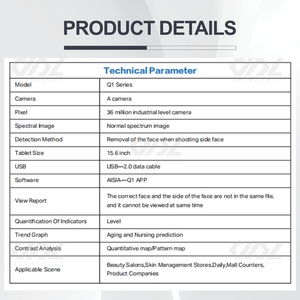 Analyseur de peau intelligent 3D portable à intelligence artificielle, scanner facial USB pour usage domestique, outil de diagnostic complet du visage - Product Image 6