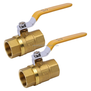 Vanne à boisseau flottant industrielle en alliage de bronze PN25 pour applications marines, extrémités filetées, vanne à boisseau flottant à passage plein - Product Image 3