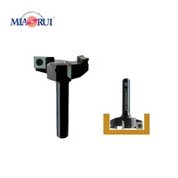 Miaorui 12*60 * 80L * 3T couteaux en carbure interchangeables rainurage CNC Spoilboard surfaçage routeur Bits visage fin fraise OEM