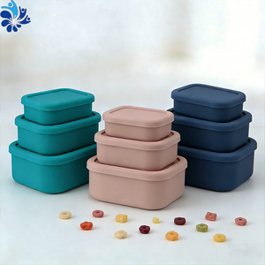 Rectangular Silicone Lunchbox 1300ml <b>Microwave</b> Safe For Office Students - Product Image 4