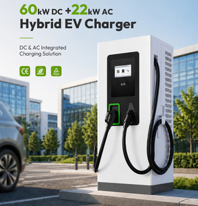 EVEGO Estación <span class=keywords><strong>de</strong></span> Carga Rápida para Vehículos Eléctricos <span class=keywords><strong>de</strong></span> Uso Comercial Pesado con Certificación CE, Doble Conector DC:CCS2/CCS1 AC: Tipo 2, IP54, Compatible con 4G y WIFI - Product Image 4