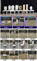 Chaise Chiavari en résine transparente moderne, style roi, chaise en acrylique transparente pour mariage, vente chaude