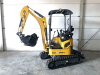 Excavatrice sur chenilles chinoise XE18E 2026, garantie 1 an, moteur haute efficacité, PLC, boîte de vitesses, roulement, godet de 0,04 m pour la construction