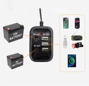 แผงโซลาร์เซลล์ขนาดเล็กอเนกประสงค์ 15W พร้อมที่ชาร์จ USB และตัวควบคุมแรงดันไฟฟ้าสำหรับโทรศัพท์มือถือและแบตเตอรี่ - Product Image 3