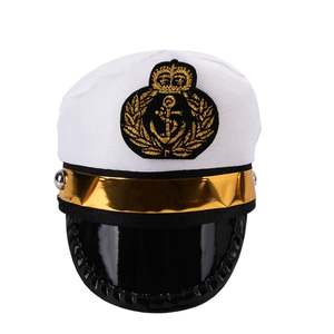 Vente en gros de costumes pour animaux de compagnie chapeau Cosplay chat costume de chien Halloween marine pirate capitaine <span class=keywords><strong>marin</strong></span> chapeau de chien pour la fête - Product Image 6