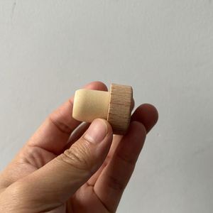 Natural Wooden Top T-Cork <b>Bottle</b> <b>Stopper</b> Beech Wood Synthetic Cork for Wine <b>Bottles</b> - Product Image 3