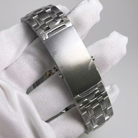 Montre mécanique automatique de luxe pour hommes, cadran bleu vague, acier inoxydable 316L, étanche, calendrier lumineux, plongée, 42mm, bracelet 20mm