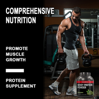 Poudre de Protéine de Whey, Gain de Masse, Créatine Monohydrate, BCAA, Supplément Pré-Entraînement pour Adolescents, pour le Développement Musculaire