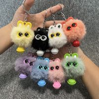 Porte-clés chat en peluche mignon, breloque chaton doux et rembourré pour clé de voiture, sac à dos, vente en gros et boutiques de cadeaux