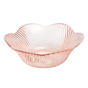 Frutero de Plástico con Diseño de Rayas, Duradero, para Reuniones Familiares y Fiestas - Product Image 1