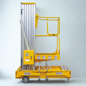 High Reach Mobile Aluminum Alloy Lift for Overhead Maintenance and Industrial Installation Tasks with <b>Secure</b> Base Support - Product Image 2