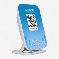 Y68 4G+WIFI Generador de Códigos QR Dinámicos, Plataforma de Escaneo con Pantalla Digital, Caja de Pago con Teclado Externo