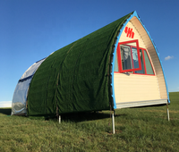 Kits de cabane en rondins AH-FC5066 maison préfabriquée hôtel de villégiature pour petite maison de luxe