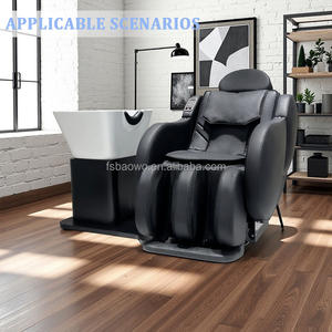 Elektrisches Shampoo-<span class=keywords><strong>Massage</strong></span> bett Kunden spezifisches modernes Luxus <span class=keywords><strong>massage</strong></span> bett 3D-Massagestuhl Friseur wasch stuhl für Schönheits salon - Product Image 6