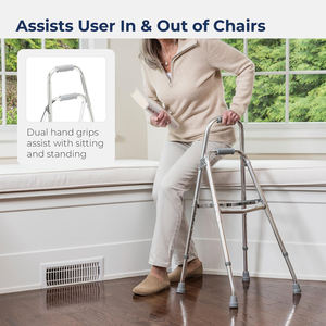 ENSU-Marcheur à un bras en aluminium pliable, confortable, réglable en hauteur, pour adultes handicapés - Product Image 5