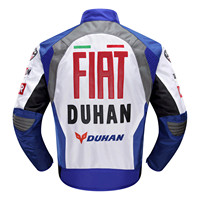 Combinaison de course brodée pour homme Duhan D-082, veste en cuir respirante pour la course tout-terrain, veste en cuir PU F1, vêtements de moto