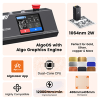 Kit de Bricolaje Algolaser MK2 2W 1064, Grabado Láser 3D para Metal