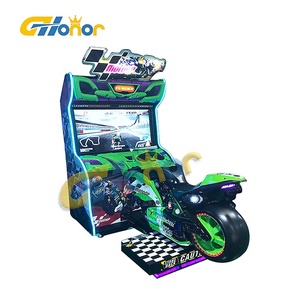Vui chơi giải trí Thương hiệu Mới Giá nhà máy lái xe trò chơi Arcade máy trẻ em đồng tiền hoạt động MOTO GP Video Xe Máy lái xe mô phỏng - Product Image 4