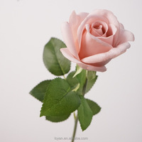Bruidsdecoratie Real Touch Rozen Kunstbloemen Enkel Stuks Witte Rozen Latex Real Touch Bloem Kunstbloem voor Bruiloften