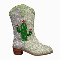Bottes de neige LSJX pour femme, bottes de créateur en cuir, bottes de cowgirl décontractées, bottes de cowboy western, chaussures d'hiver en cuir pour femme