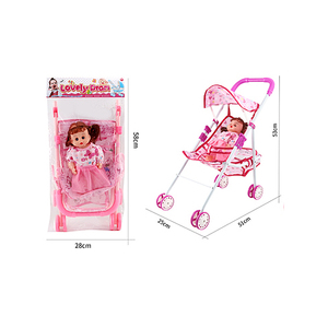 Lucky Toys Juguete Babydoll Poussette Jogger Baby Carriage Play Toy Baby Doll Poussette pour les tout-petits - Product Image 1